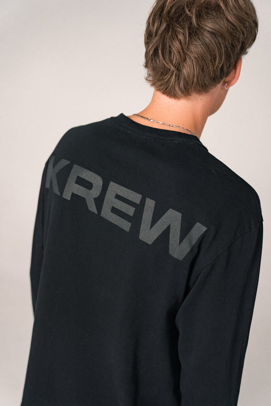 krew long sleeve in black