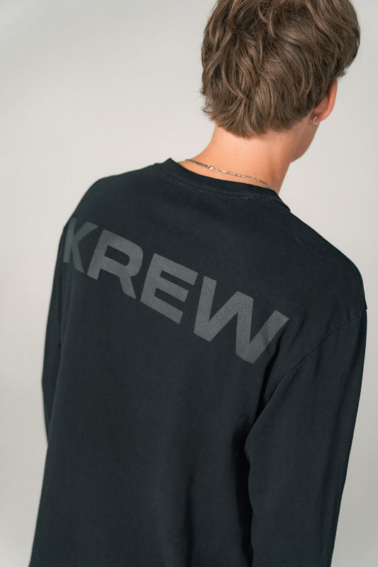 krew long sleeve in black