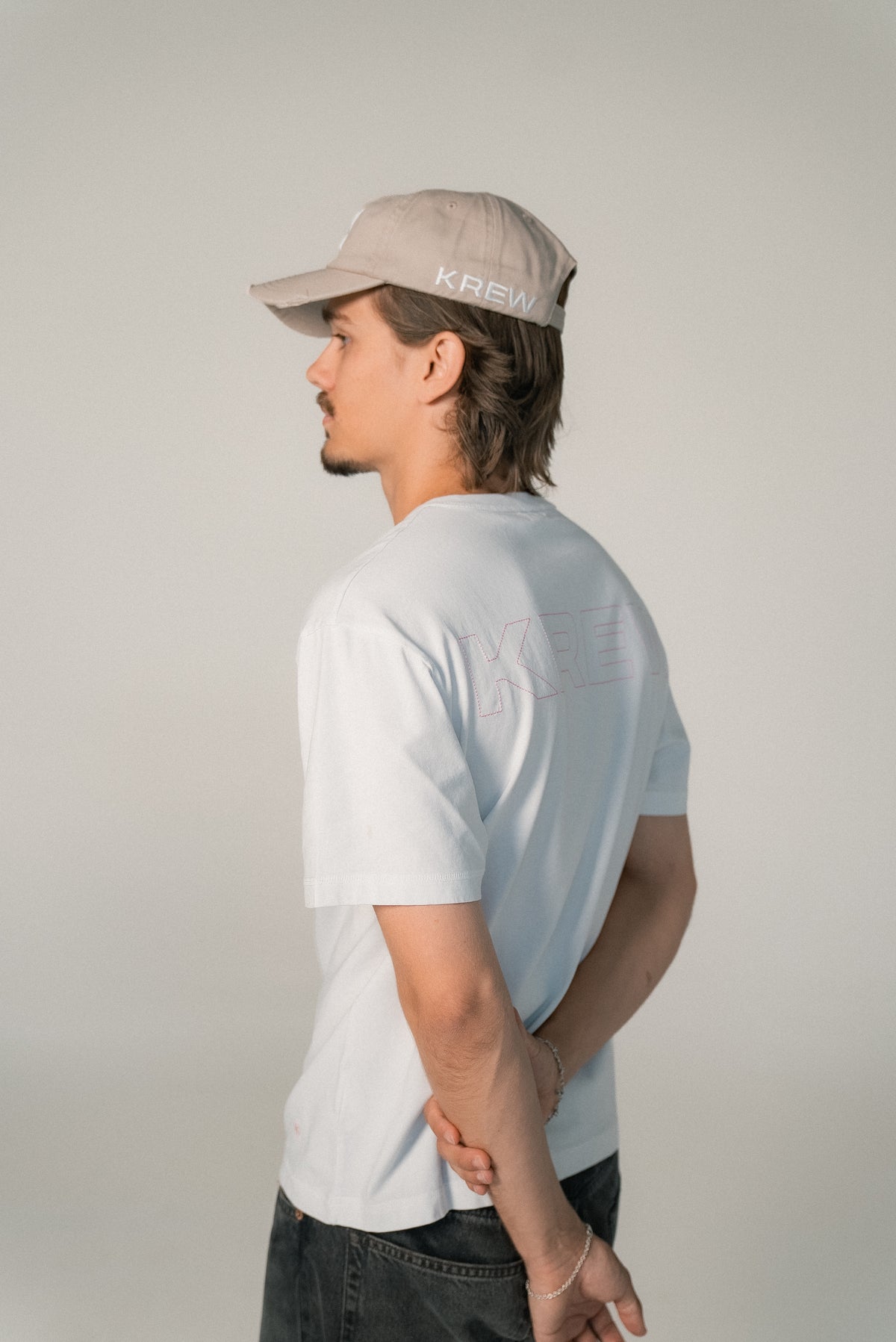 krew tee in white