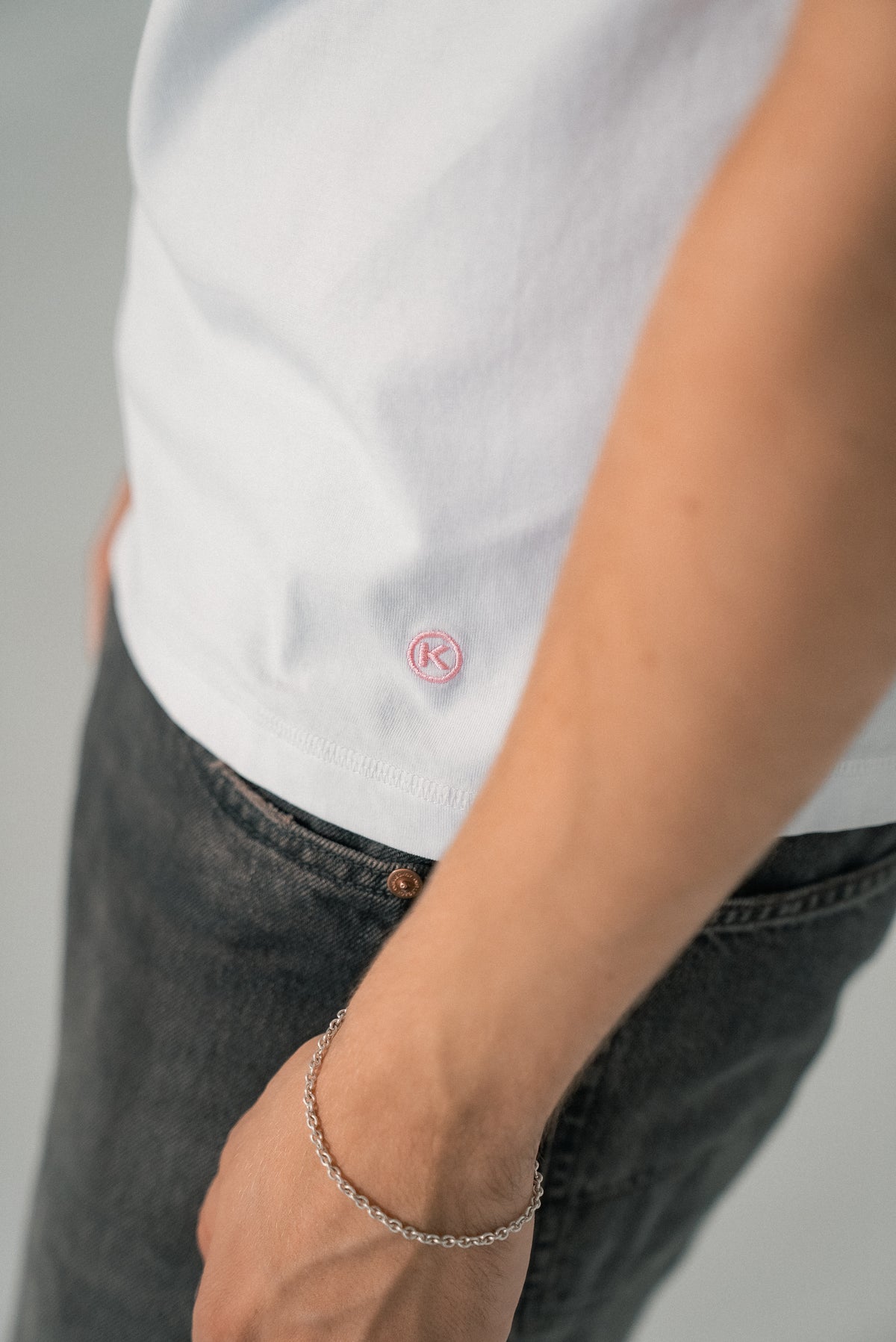 krew tee in white