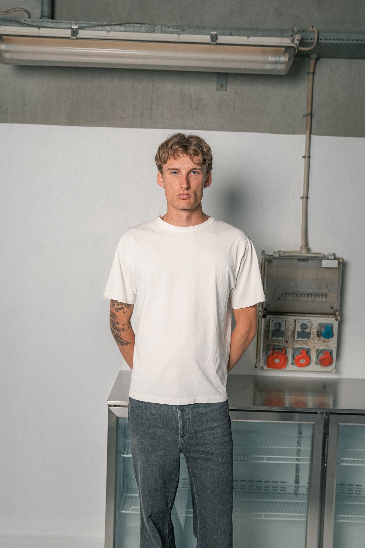 krew tee in white